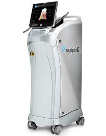 cerec machine with picture behind it