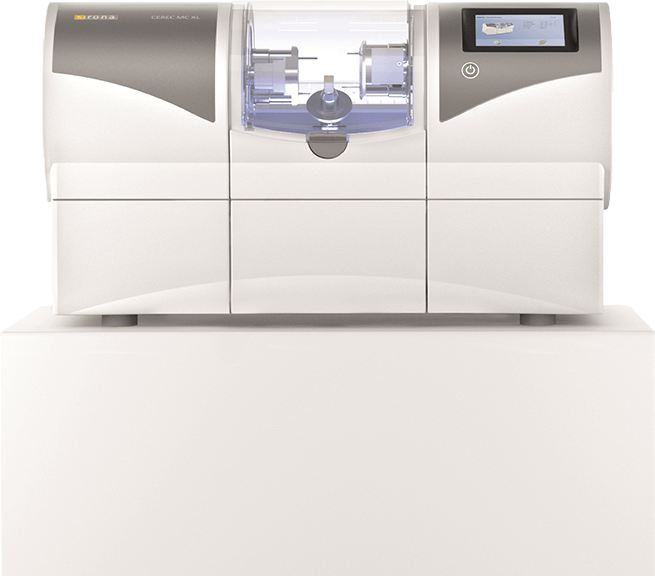 CEREC machine with window view