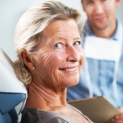 Northwest Dallas elderly woman smiling